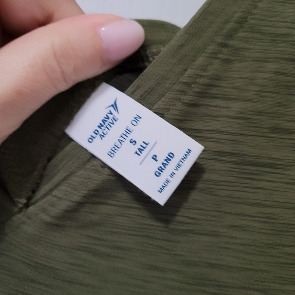 Active Breathe On, Small Tall, green, v-neck jumpsuit, wide leg - Picture 10 of 10